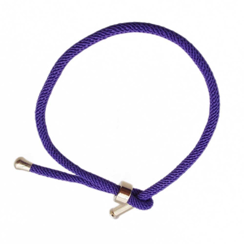 Base Bracciale in Nylon alta qualità regolabile viola pacco 1 pezzo