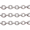 Catena acciaio maglia ovale 7.5x6 mm rotolo 10 mt