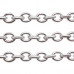Catena acciaio maglia ovale 4x3 mm rotolo 10 mt