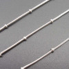 Catene in acciaio serpentina a palline 2 mm 50 cm