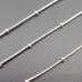 Rotolo 10 mt Catene in acciaio serpentina a palline 2 mm 