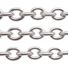 Catena acciaio maglia ovale 10x8 mm pacco 1 mt Catena acciaio maglia ovale 10x8 mm pacco 1 mt