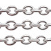 Rotolo catena acciaio maglia ovale 10x8 mm 10 mt