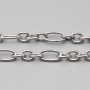 Catena in acciaio doppia maglia ovale 14x7 mm 8x6 mm conf. 50 cm