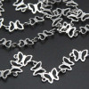 Catena in acciaio farfalla 6.8x6 mm 1 mt