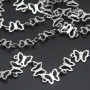 Catena in acciaio farfalla 6.8x6 mm 1 mt
