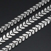 Catena in acciaio foglia 7 mm 1 mt
