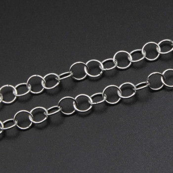 Catena in acciaio maglia tonda 9 mm conf. 1 mt