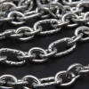 Catena in acciaio maglie ovali alternate 14x8 mm 9.5x7.5 mm 50 cm