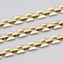 Catena in acciaio oro maglia 6x5.5 mm conf. 50 cm