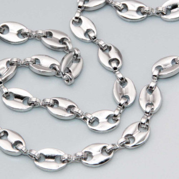 Catene in acciaio maglia ovale 8x5 mm conf. 50 cm