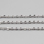 Catene in acciaio ovale intagliata 2.5x2 mm conf. 1 metro