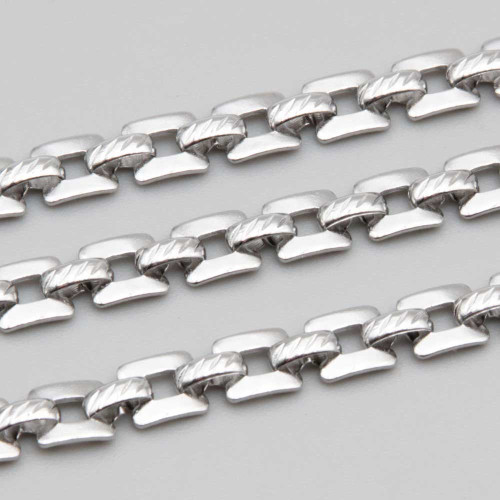 Catena in acciaio maglia 6x5.5 mm conf. 50 cm