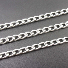 Catena in alluminio maglia 4.7x3.4 pacco 1 mt