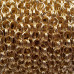 Catena in alluminio oro doppia maglia 5.5 mm 1 mt