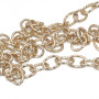 Catene in alluminio oro ovale diamantata 18.512.5 mm conf. 50 cm