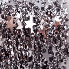 Rotolo catena stella 6 mm acciaio 10 metri circa Rotolo catena stella 6 mm acciaio 10 metri circa