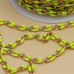 Catena rame smaltata gialla 18 kt gold plated 50 cm