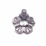 charms fiore 3d in acciaio 18 mm pacco 1 pezzo