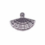 charms ventaglio 3D in acciaio 16 mm pacco 1 pezzo