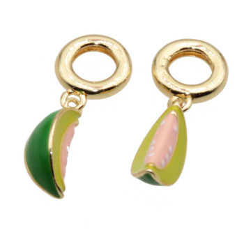 Charms a grappolo oro frutto 26 mm conf. 1 pz