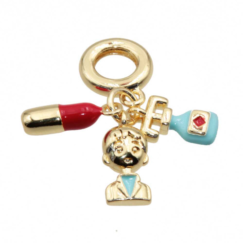 Charms a grappolo oro le cose che amo 26 mm conf. 1 pz