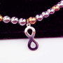 Ciondoli infinito acciaio 18x6.7 mm pacco 1 pz