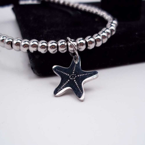 Charms stella marina acciaio 14.7 mm pacco 1 pz