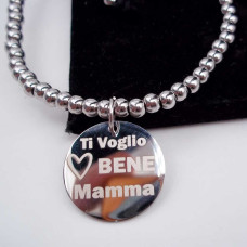 Ciondolo Scritta tvb mamma 20 mm pacco 1 pz