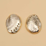 Charms conchiglia 29x20 mm gold plated 1 pz