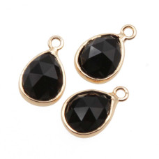 Charms pietre dure onice 14x7 mm conf. 2 pz