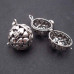 Ciondolo Chiama Angeli Ottone con cuori 22 mm pacco 1 pezzo