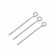 Chiodini a occhiello in acciaio 24x05 mm pacco 100 pz