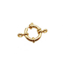 Chiusura marinara oro lucido 10 mm acciaio 1 pz Chiusura marinara oro lucido 10 mm acciaio 1 pz