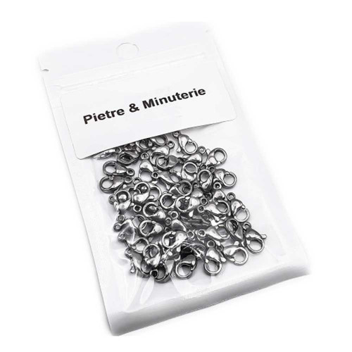 Pacco ingrosso moschettoni acciaio 9 mm 80 pz