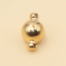 Chiusura a calamita oro in acciaio 6 mm 1 pz