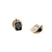 Chiusura magnetica forma di cuore placcata oro 14 kt 13x11 mm 1 pz