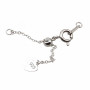 Estensione placcata argento 925 65 mm con pendente cuore conf.1 pz