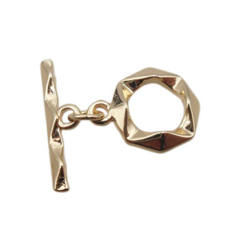 Chiusura a t bar oro 13 mm 1 pz