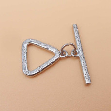Chiusura a t bar triangolo 13x14 mm 1 pz