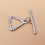 Chiusura a t bar triangolo 13x14 mm 1 pz