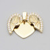 Ciondolo cuore apribile 18 mm conf. 1 pz