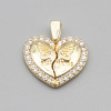 Ciondolo cuore apribile 18 mm conf. 1 pz