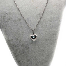 Ciondolo cuore in zama 18.5x17.5 mm conf. da 5 pz