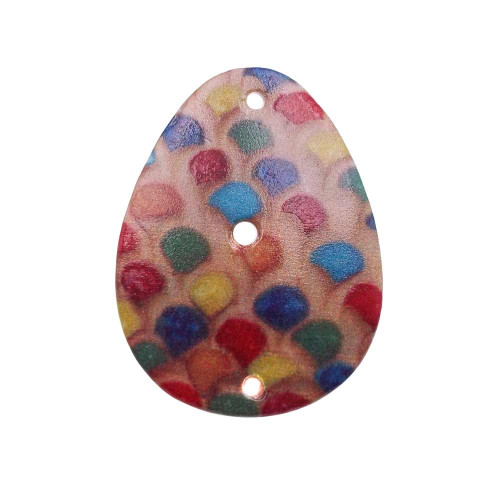 Connettore in Madreperla 39x29 mm colorato 1 pz