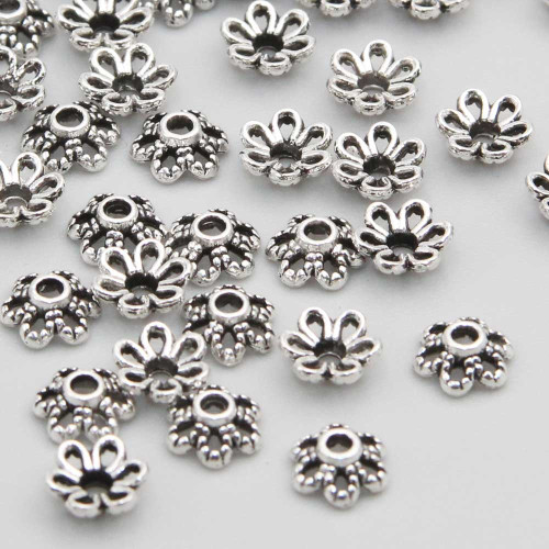 Coppette fiore 6 mm 50 pz