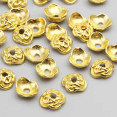 Coppette oro 10.5 mm decorate 30 pz Coppette oro 10.5 mm decorate 30 pz