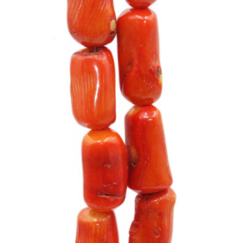 Corallo bambù ovale affusolato 24/26x13 mm 1 pz