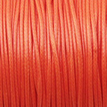 Cordino cerato arancio 1 mm conf. 15 mt