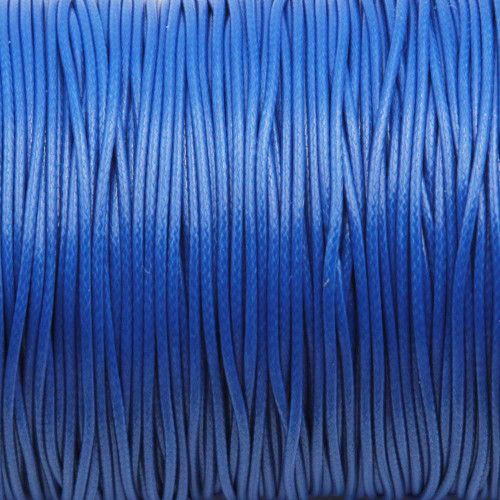 Cordino cerato blu 1 mm conf. 15 mt